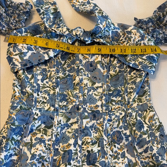 Lavish Alice Floral Print Ballom Sleeves Mini Dress Size 4 NWT - Picture 8 of 15